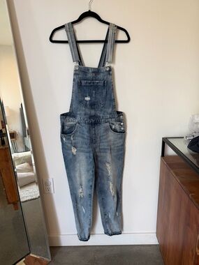 Forever 21 Blue Denim Overalls